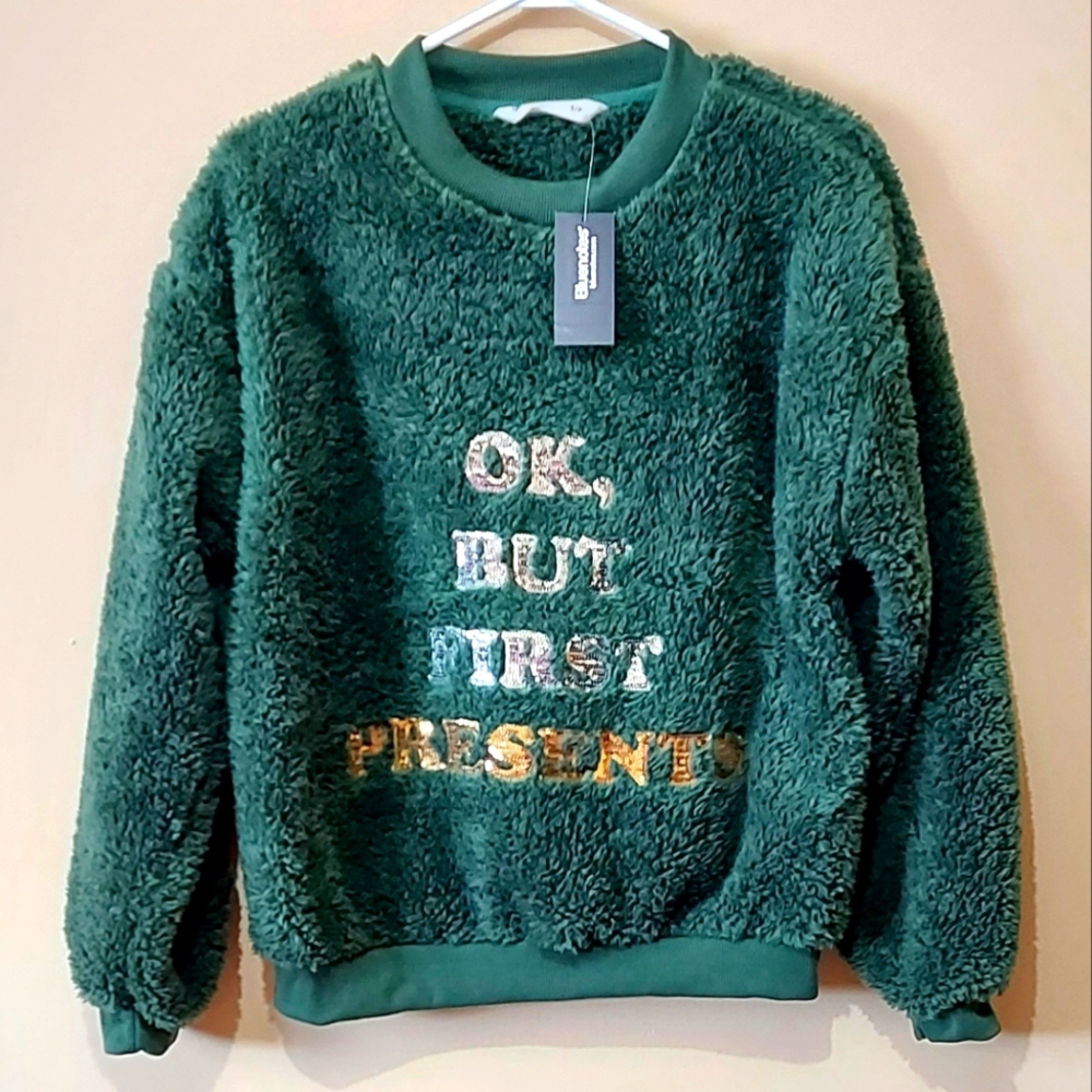 Holiday Christmas Fuzzy Sweater NWT